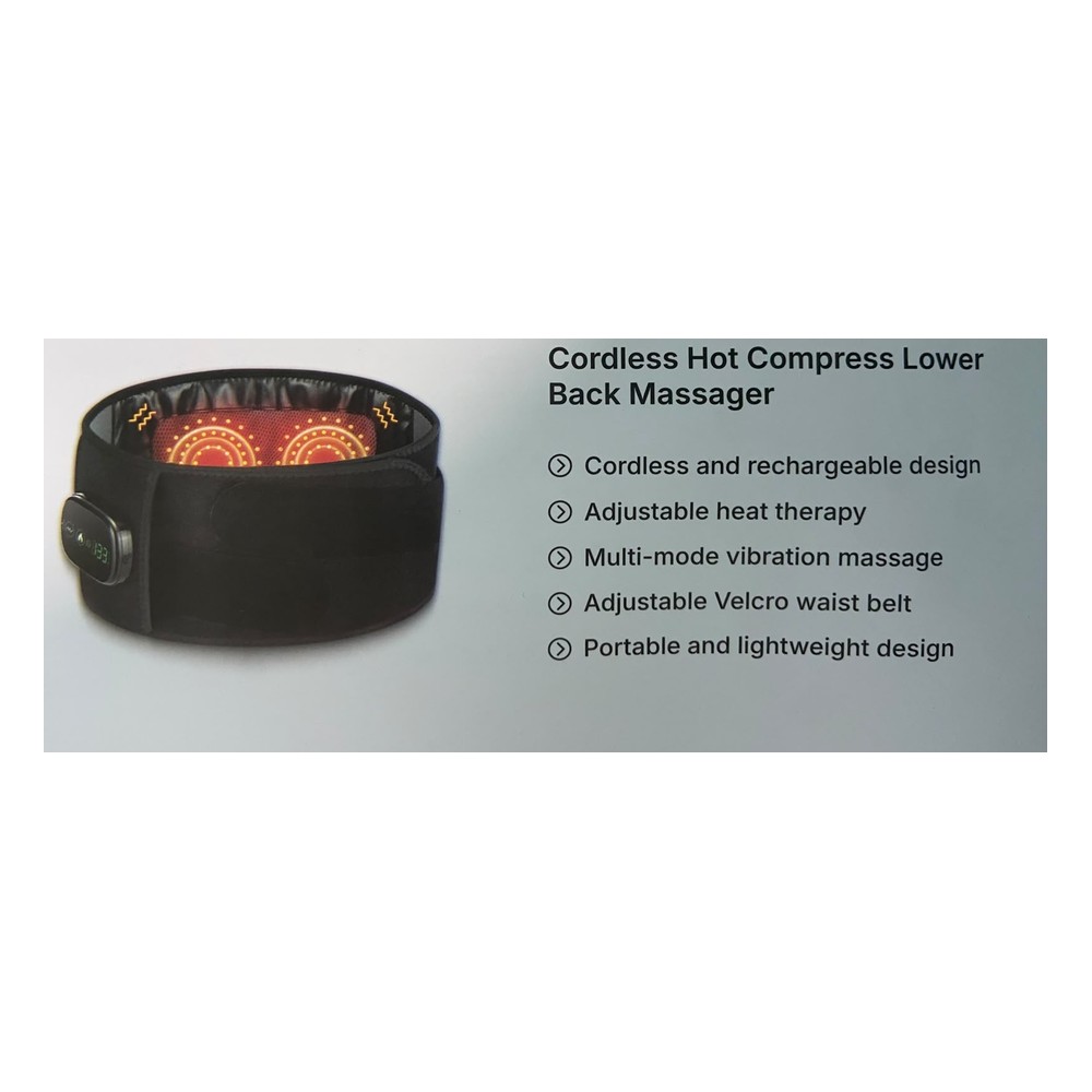 StitchGreen Cordless Hot Compress Lower Back Massager