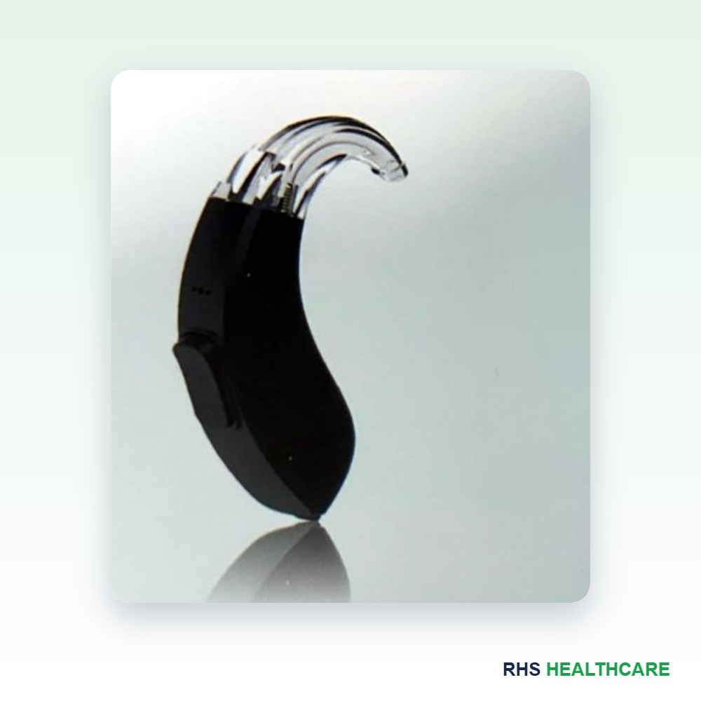 L16-BTE-P Power BTE Hearing Aid (Black)